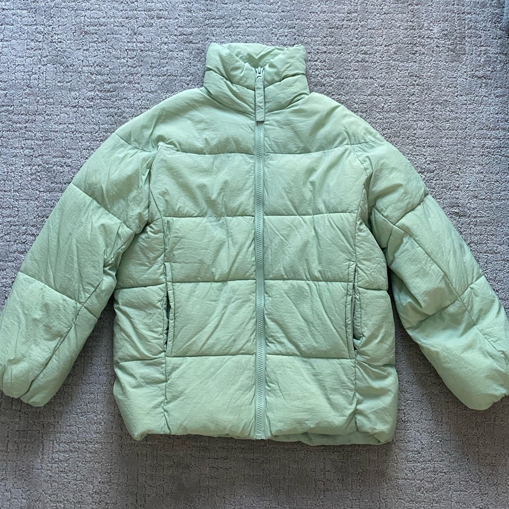 Urban Outfitters Mint Puffer
